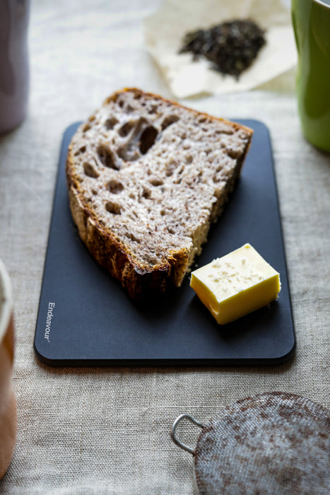 Bread & Butter Board Black 17x12 cm