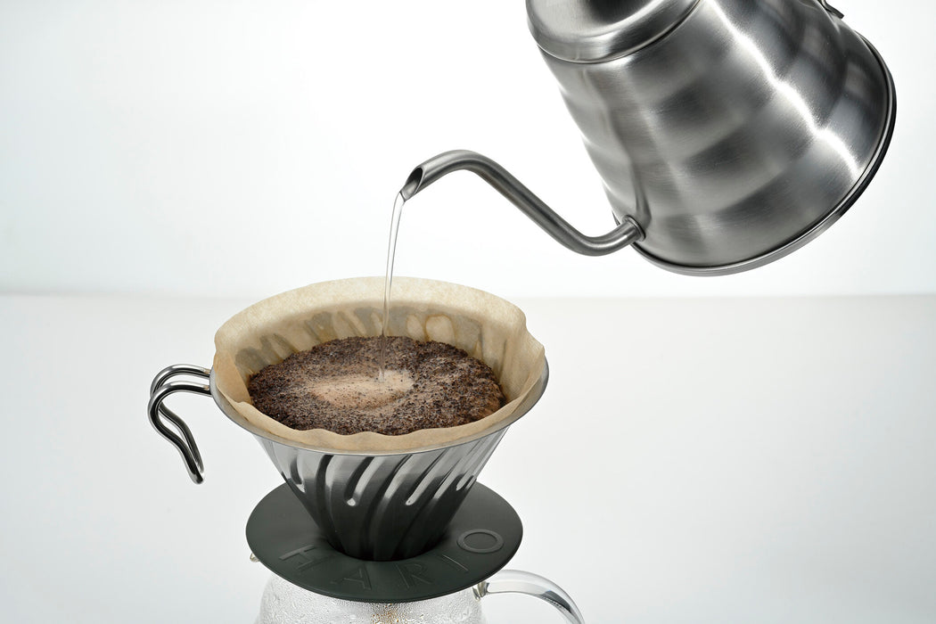 V60 Coffee Drip Kettle Buono - 02 - Sølvgrå
