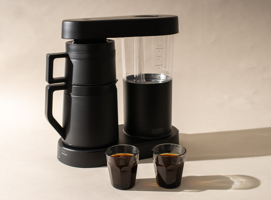 Six Kaffemaskine - Mat Sort