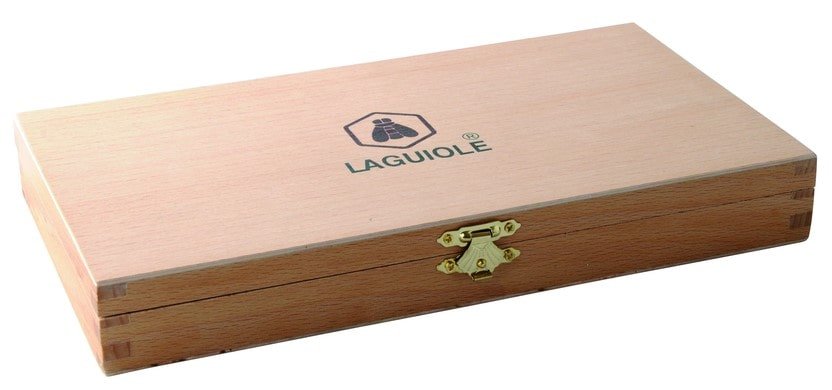 Laguiole 6 steakknive i træ