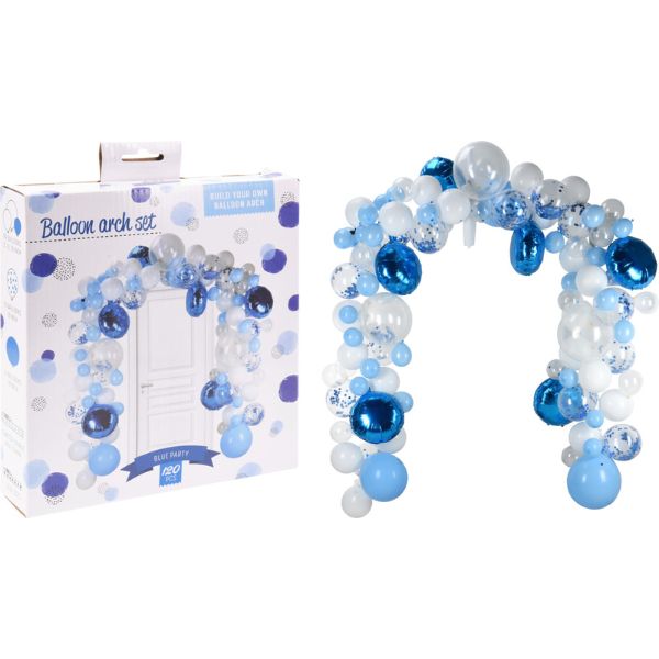 Ballonbue 122 stk blå