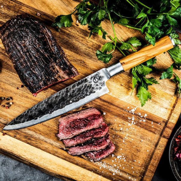 Køkkenkniv Smedet Oliven SdV 18cm