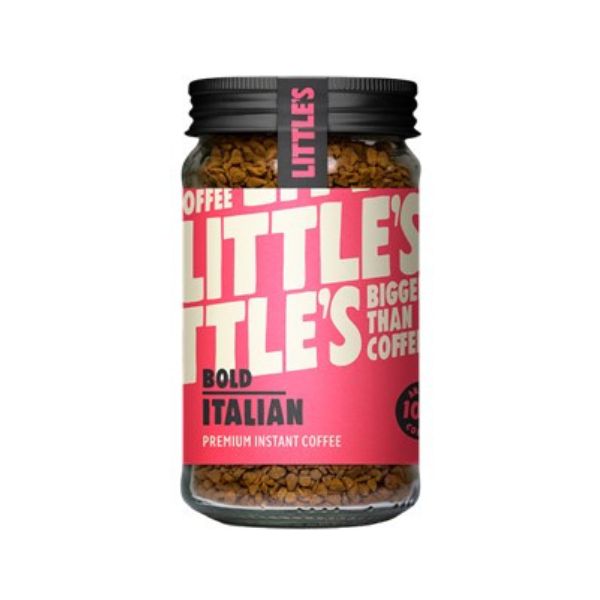 Instant Italiensk mørkristet kaffe 100g Littles