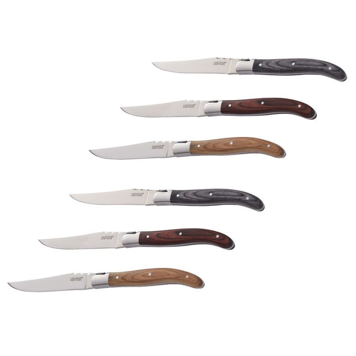 Laguiole Heritage knive pakka 6 stk.