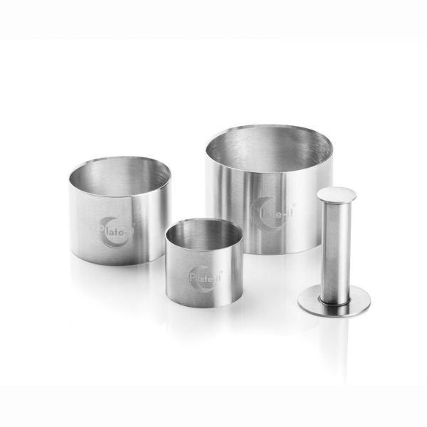 Udstiksform Plate-it SÆT 4 SdV 5x4/7x5/9x6cm