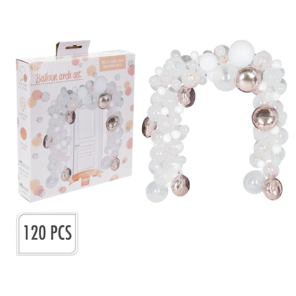 Ballonbue 122 stk rosegold