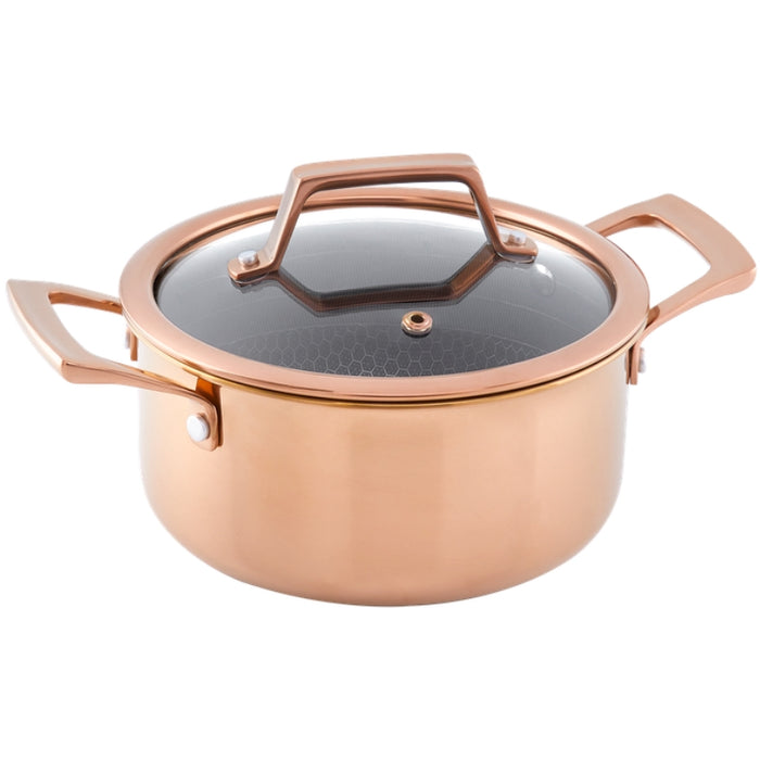Hâws Santo Gryde 2,2 L med låg og hybridbelægning – Rose Gold