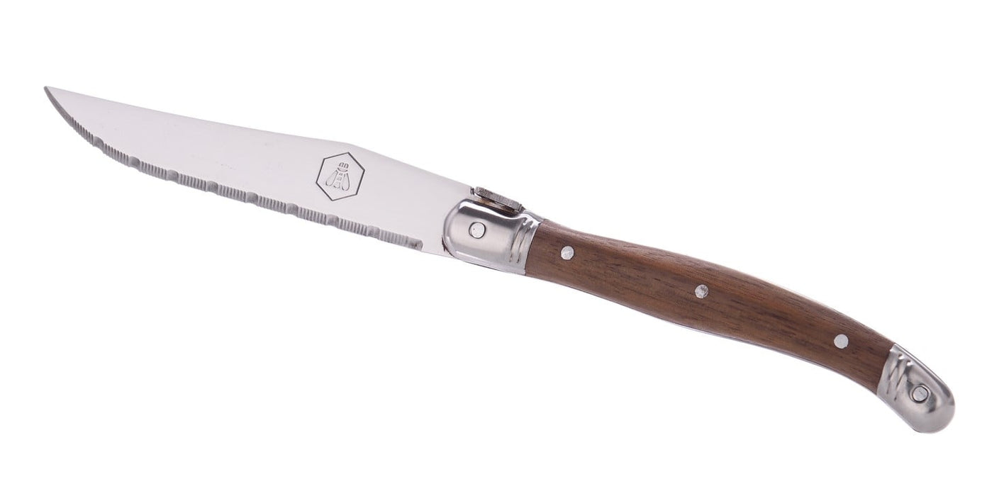 Laguiole 6 steakknive i valnød