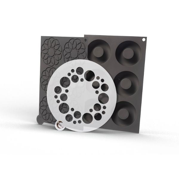 Silikoneforme Indre Cirkel Plate-it SÆT 3 SdV