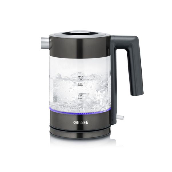 Graef Elkedel Glas Sort 1L