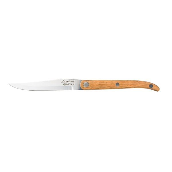 Grillknive Laguiole Eg glat SÆT 6 SdV