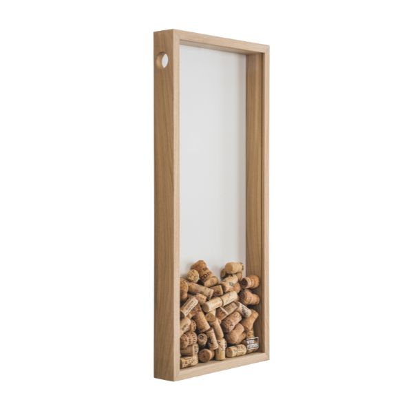 Ramme til vinpropper - Den Lange i Egetræ
