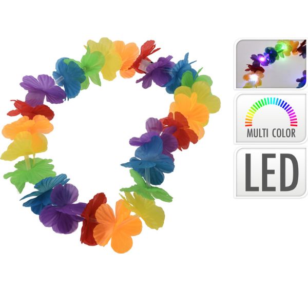 Blomsterkrans med LED Lys, 1 meter