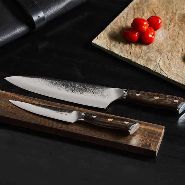 Kokkekniv 32 cm + universalkniv 24 cm Wengé