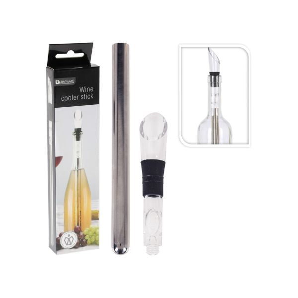 Vinkølerstav i rustfrit stål og akryl