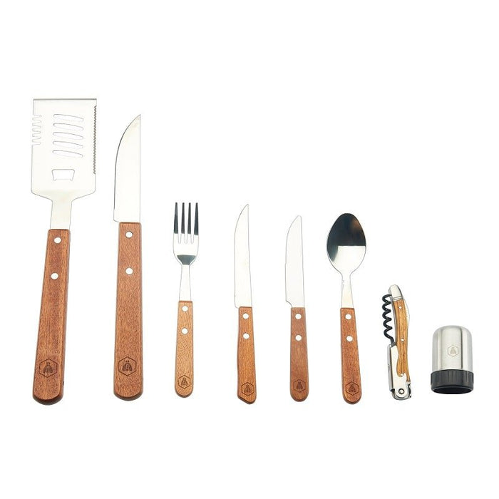 Laguiole PIKNIK SÆT MED OMSLAG 18 STK