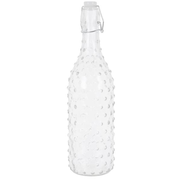 Glasflaske med svinglåg 1000ml