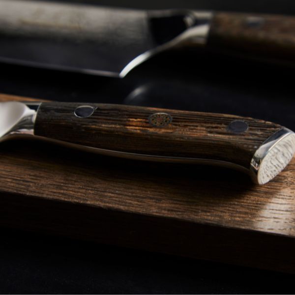 Kokkekniv 32 cm + universalkniv 24 cm Wengé