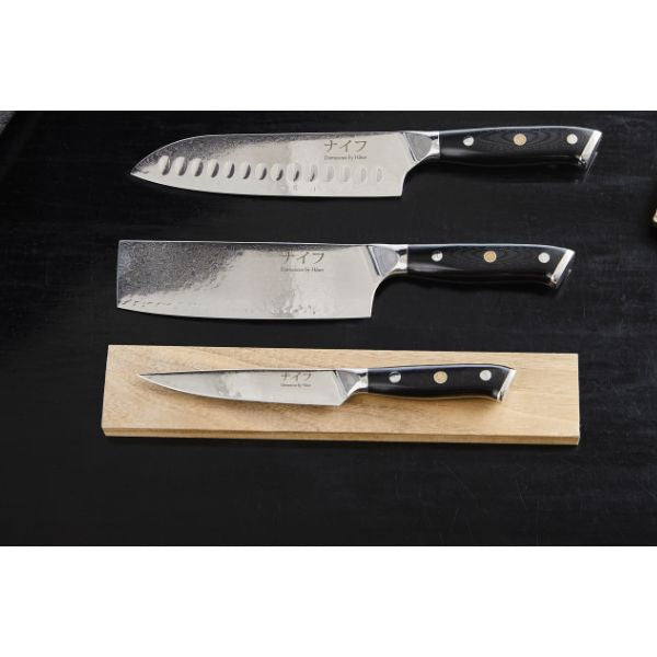 Knivsæt Santoku, Grøntsags & Utility kniv - 3 stk.