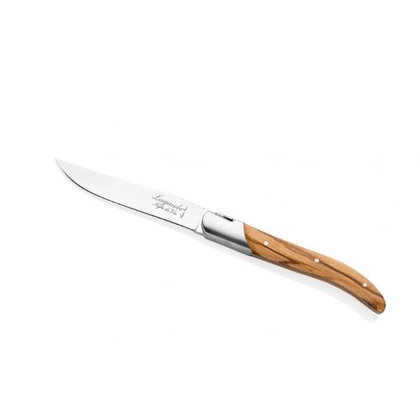 Grillknive Laguiole Oliven træ SÆT 6 SdV