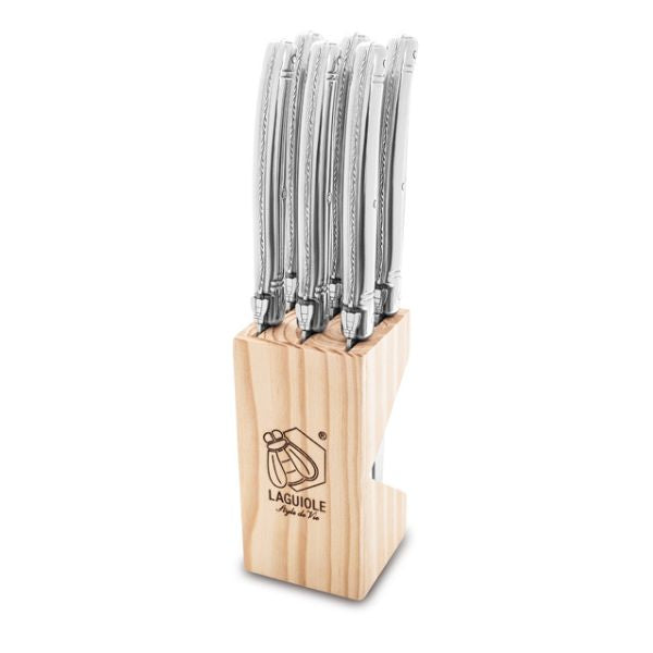Grillknive Laguiole Rustfrit Stål SÆT 6 SdV