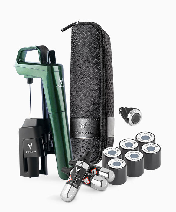 Coravin® Timeless Six+ Wine Preservation System - Forest Green - Limited Edition