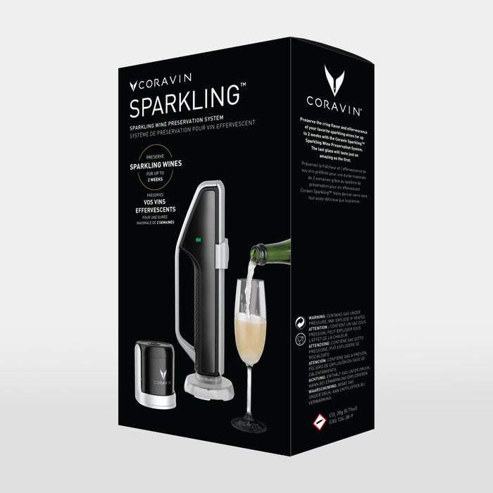 Coravin® Sparkling Wine Preservation System - Sort/Sølvgrå
