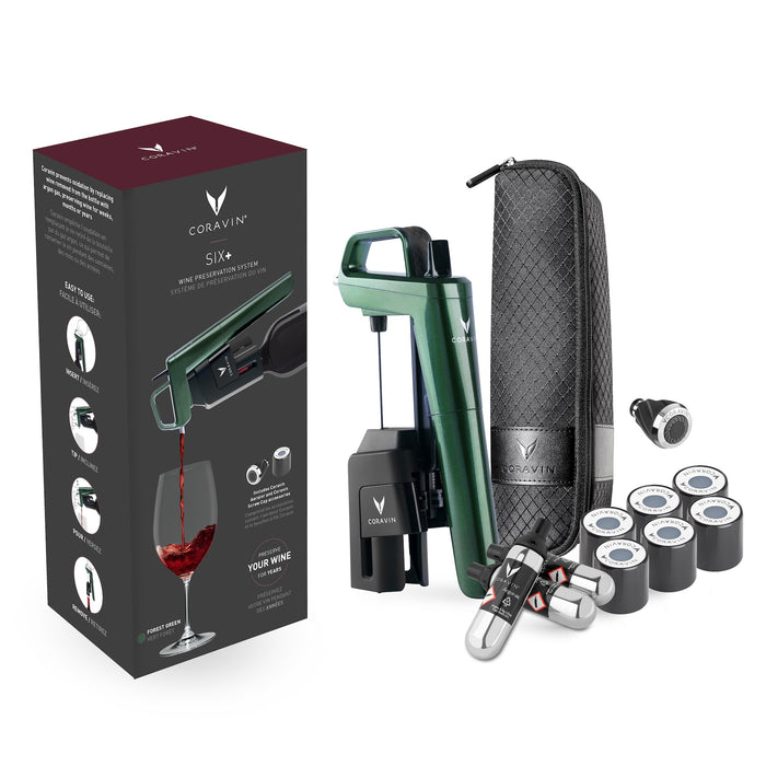 Coravin® Timeless Six+ Wine Preservation System - Forest Green - Limited Edition