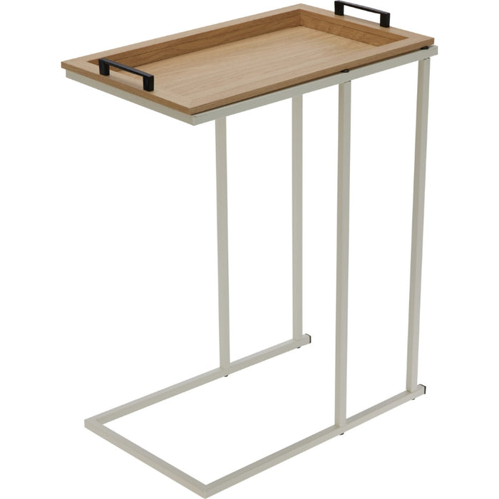 Sidebord råhvid ramme MDF