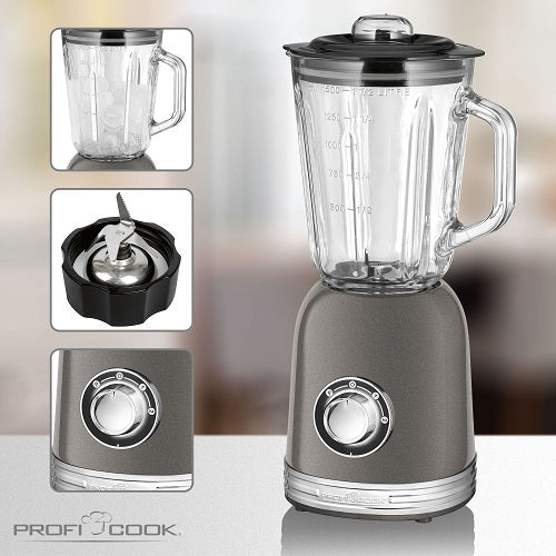 Profi Cook UM1195 Blender 800 watt Grå