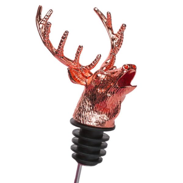 Hjorte skænkeprop - kobber