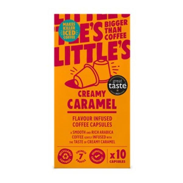 Kaffekapsler med cremet karamelsmag 55g Littles