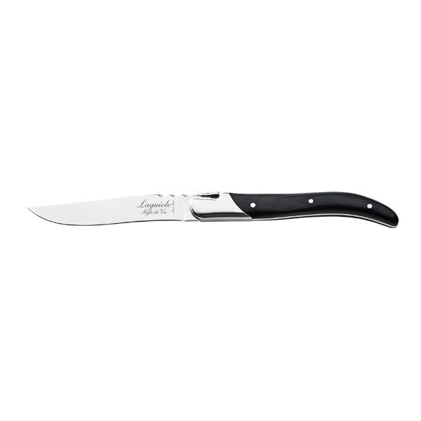 Grillknive Laguiole Sort Ebenholts SÆT 6 SdV