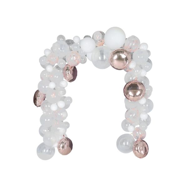 Ballonbue 122 stk rosegold