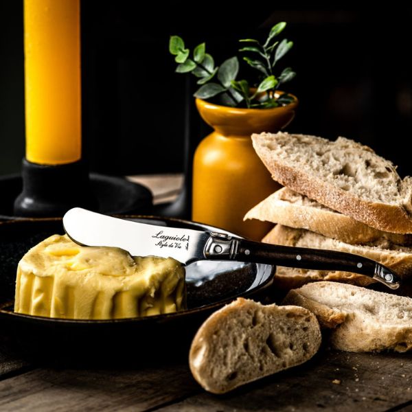 Smørkniv Laguiole Mørkt Træ SÆT 4 SdV