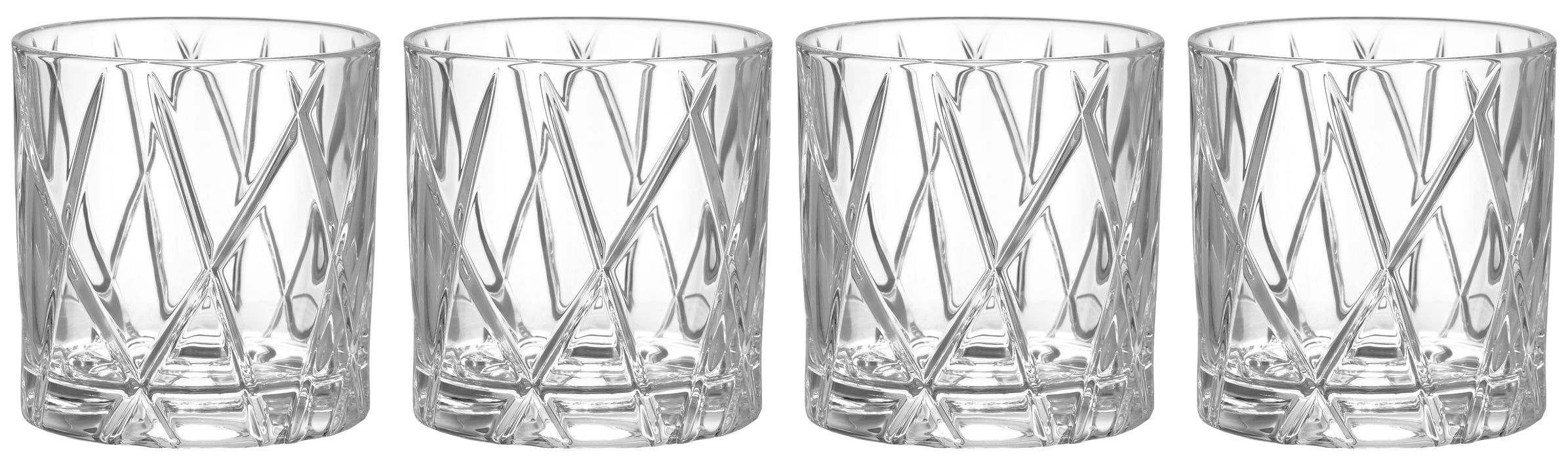 City Double Old Fashioned Glas 34cl - 4 stk
