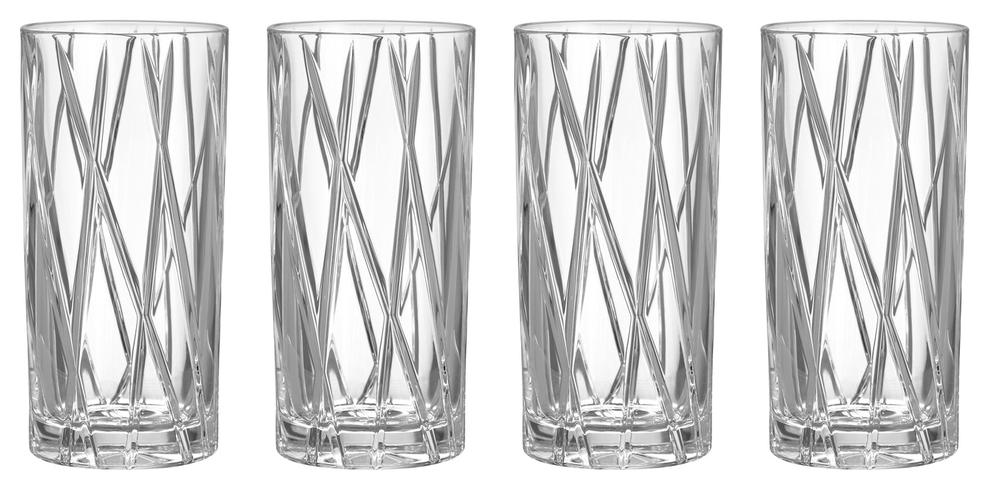 City Highball Glas 37cl - 4 stk