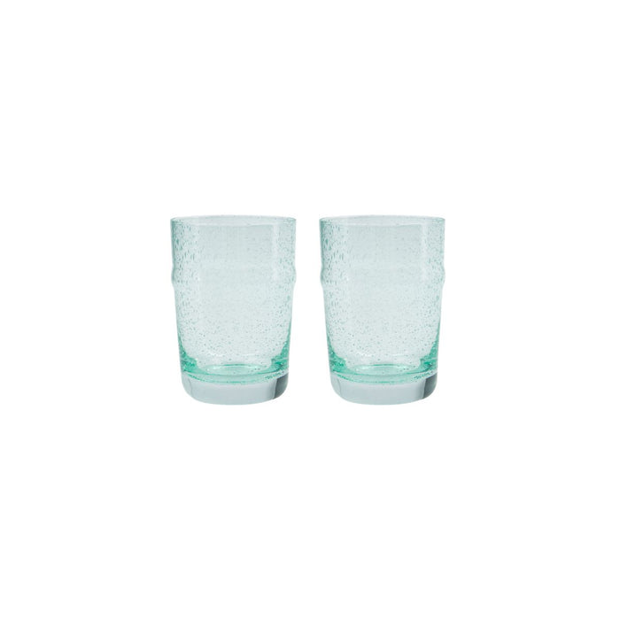 Glas Lav - Rain - Aqua - 2 stk